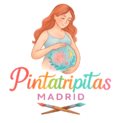 Logo Pintatripitas Madrid — bodypainting para embarazadas
